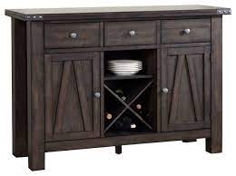 It also features shelves behind the doors and three drawers. Munster Sideboard Buffet With Wine Rack Transitional Buffets And Sideboards By Pilaster Designs Houzz