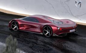 1 030 Hp Mazda Rx 10 Vision Is A Hydrogen Powered Hypercar This Is The Halo Hypercar Mazda Needs To Build In 2020 Mazda Super Cars Cafe Racer Jacket