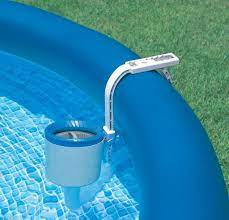 intex zwembad skimmer verwijderd eenvoudig het vuil uit uw zwembad sluit de intex skimmer deluxe aan op uw filterpomp voor een kraakhel zwembaden zwembad tuin