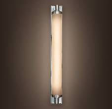 Chandler Sconce Polished Nickel Contemporary Bathroom Lighting Sconces Bathroom Sconces