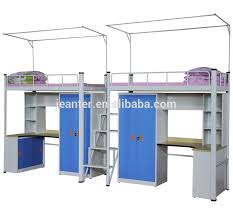 This bunk bed can accommodate three people at a time and is a good find for families with children that the dhp twin over twin metal bunk bed comes with two mattresses. Easy Assembly Heavy Duty Army Steel Metal Double Bunk Bed With Parts