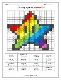 Numbers size the worksheets on this site are created in pdf format. Solving Two Step Equations Coloring Activity By Algebra Funsheets