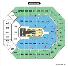 target center minneapolis mn seating chart view