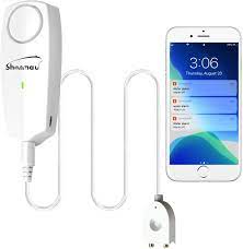 A smart water leak detector and shutoff valve with extended insurance coverage. Wifi Water Sensor 100db Alarm Smart Water Leak Detector Tuya App Free Remote Monitoring Of Leaks 5 9ft Detection Line Mute 6 Ringtones Adjustable Can Open Sms Or Phone Notification Functions