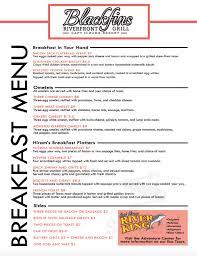 Check spelling or type a new query. Blackfins At Capt Hirams Resort Menu In Sebastian Florida Usa