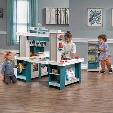 Grand Walk In Wood Kitchen Kids Play Kitchen Kids Play Kitchen Play Kitchen Kitchen Sets