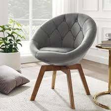 Maybe you would like to learn more about one of these? Art Leon Mid Century Modern Swivel Accent Chair Velvet Vanity Chair With Round Tufted Back