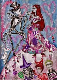 Jack Skellington Sally The Nightmare Before Christmas Sally Nightmare Before Christmas Nightmare Before Christmas Movie Valentines Day Drawing
