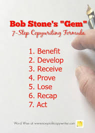 Bob Stone S Copywriting Formula Writing Jobs Creative Writing Jobs Freelance Writing