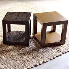 Tables Parsons Cube Side Table White West Elm White Side Table Gloss Parsons West Elm Inspiration For Gray Tables Cube Side Table Side Table Table
