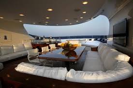 Mega Yacht Interior With Fruit Basket Luxury Yacht Interior Yacht Interior Yacht Interior Design