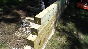When you have the right information, you can make the best choice for your situation and get a beautiful and functional gravity retaining wall structure. How To Build A Timber Wall Youtube
