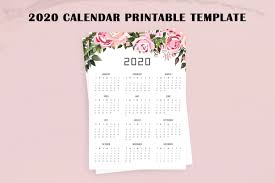 We are providing here free templates for a printable calendar that can be used for any purpose. Free 2020 Calendar Printable Template Creativetacos