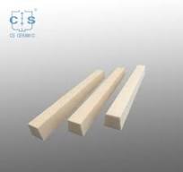 Square Alumina Rod Alumina Ceramic Rods Length 1-2500mm