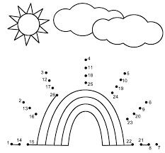 It will hone their fine motor skills and will help them learn numbers as well. Rainbow Connect The Dots Count By 1 S Summer