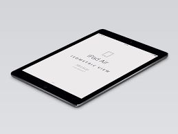 Psd Ipad Air Perspective Mockup Mockup Ipad Air Design Freebie