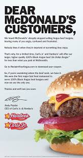 Hardee S Versus Mcdonald S Angus Burger Mcdonalds Carl S Jr