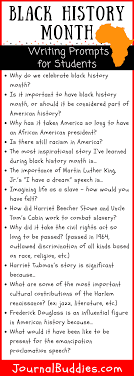 Each day they will read one entry from the book. 53 Black History Month Writing Ideas Journalbuddies Com