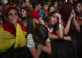 11 фраз в 3 тематиках. Fifa World Cup How 2 0 Loss To Chile Stunned Spaniards Soccer News India Tv