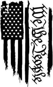 Black American Flag Decal For Truck Pin On Decay