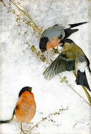 A Jug Of Wine A Loaf Of Bread And Virtual Thou Art Bullfinch Bird Art