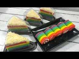 Hampir tidak dibutuhkan keahlian khusus untuk membuat cake yang… Resep Rainbow Cake Kukus 4 Telor Enak Lembut Youtube