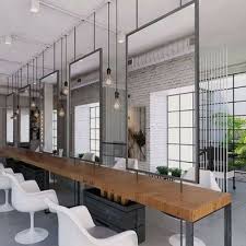 30 Beautiful Models Related To Barber And Barbershop Decoration Barber Barbershop Beautiful Dec Salon Interior Design Hair Salon Decor Hair Salon Interior