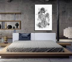 Canvas Print His Hers Bedroom Wall Decor Master Bedroom Etsy In 2020 Master Bedroom Wall Decor Wall Decor Bedroom Bedroom Wall