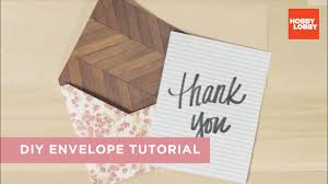 With projects for love, happiness, hope, laughter, and more, this book will allow you to enjoy folding pretty flowers. Diy Envelope Tutorial Hobby Lobby Youtube