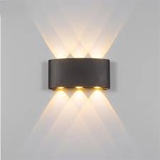 groenovatie led wandlamp 6w triple 170x80x40 mm warm wit zwart led wall lights wall lights modern wall lights