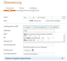 Wenn eine überweisung im auftrag gegeben wird, kann die gutschreibung auf das empfängerkonto bis zu 3 tage in anspruch nehmen. Anderungen Ebanking Vereinigte Volksbank Raiffeisenbank Eg