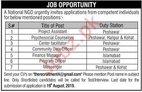 It neither prescribes nor restricts the. Project Assistant Psychosocial Counselors Center Facilitator Community Data Officer Finance Manager Program Officer Messenger Jobs In National Ngo