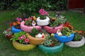 But the truth is, you don't need to go far to do these. How To Decorate Your Garden With Tires Myfancyhouse Com