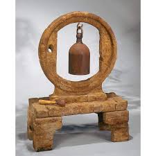 Cast Stone Circle 39 1 2 High Asian Garden Gong Accent 33620 Lamps Plus In 2020 Cast Stone Asian Garden Zen Garden Design