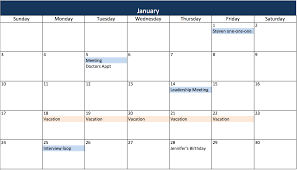 Designed in a simple blue highlighing the months, this template shares the. 3 Ways To Create Your Project Manager Calendar