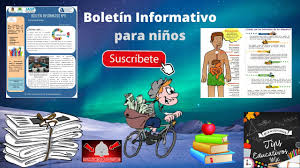 Actividades dictadas para niños de sexto de primaria. Boletin Informativo Para Ninos Youtube