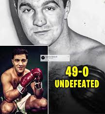 I BELIEVE IN MY PRIME I COULD HAVE F@UGHT WITH ANYBODY ALIVE" 💯😤 Rocky  Marciano, the only heavyweight champion in history to retire undefeated,  had an iron will and a relentless fighting