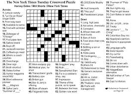 Image Result For Completed New York Times Crossword Puzzle Printable Crossword Puzzles Crossword Puzzles Puzzles And Answers