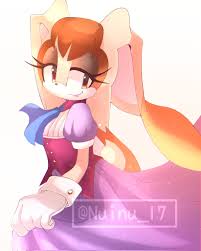 287598 - safe, artist:nuinu_17, vanilla the rabbit (sonic), fictional  species, lagomorph, leporid, lop eared, mammal, mobian, rabbit, anthro,  sega, sonic the hedgehog (series), female, solo, solo female - Furbooru