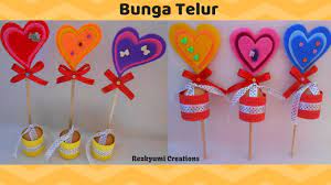 Tak susah pun, hanya perlu berbekalkan istiqamah, kreativiti dan kerajinan.ok, di sini masha akan ajar cara2 nak buat bunga telur ni. Diy Kreasi Bungatelur Youtube
