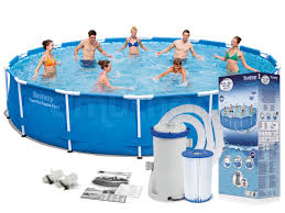 Basen Ogrodowy Stelazowy Z Pompa 427 X 84 Cm 3w1 Bestway 56595 Outdoor Decor Pool Pool Float