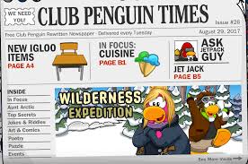 So, i was playing card jitsu water and i won and here's what it said: Club Penguin Rewritten August Club Penguin Mountains