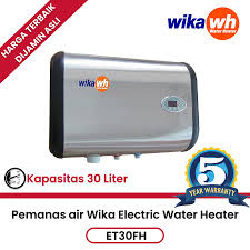 Ariston thermo, salah satu perusahaan tentunya hal ini membuat listrik menjadi lebih efisien. Wika Et30fh Water Heater Listrik 30 Liter Kamarmandiku Harga Promo Shopee Indonesia