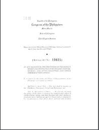 Choose the correctly punctuated sentence below. Republic Act No 10821 Children S Emergency Relief And Protection Act Cynthia A Villar Mrs Hanapbuhay Villar Foundati Resume Examples Resume Emergency