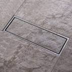 Tile-insert Linear Shower Drain Length width Create an
