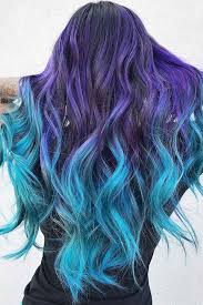 Read On To Discover Trendy And Unconventional Light Blue Dark Blue Electric Blue Blue Green Blue Purple Hair C Blue Ombre Hair Blue Purple Hair Hair Styles