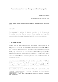 Constitution, states have their own constitutions and statutes. Http Carlospintodeabreu Com Wp Content Uploads 2019 03 Comparative Exclusionary Rules Pdf