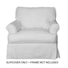 Sunset Trading Horizon Slipcover For T Cushion Chair In Warm White Sunset Trading Su 117620sc 423080 In 2020 Armchair Slipcover Slipcovers For Chairs Slipcovers