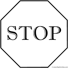 The reason for this is very simple as the red background can immediately capture the attention of drivers and because the white color for the word stop is in such contrast to the background, it tends to stand. Stop Sign Coloring Page Safety