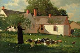 Farmyard Scene By Winslow Homer In 2021 Winslow Homer Paintings Winslow Homer Farm Yard